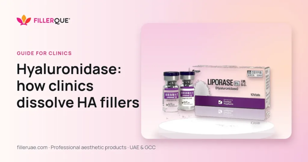 Liporase hyaluronidase for dissolving HA fillers
